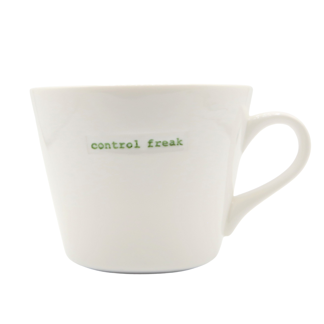 Bucket Mug Medium - 350ml - Control Freak (Green)