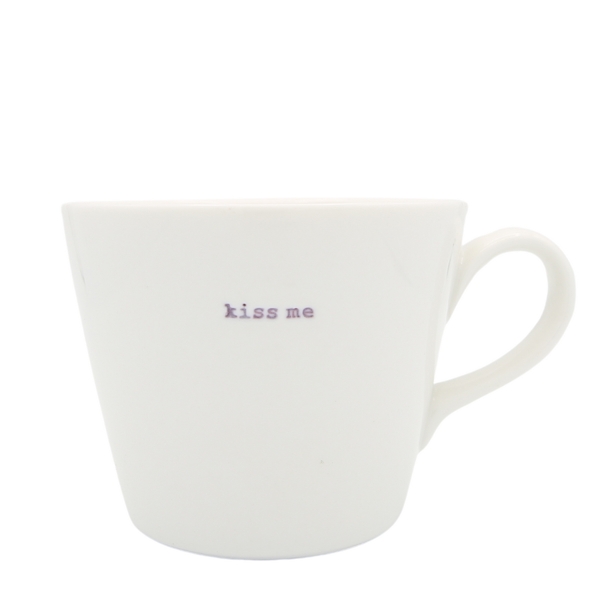 Bucket Mug Medium - 350ml - Kiss Me (Lilac)