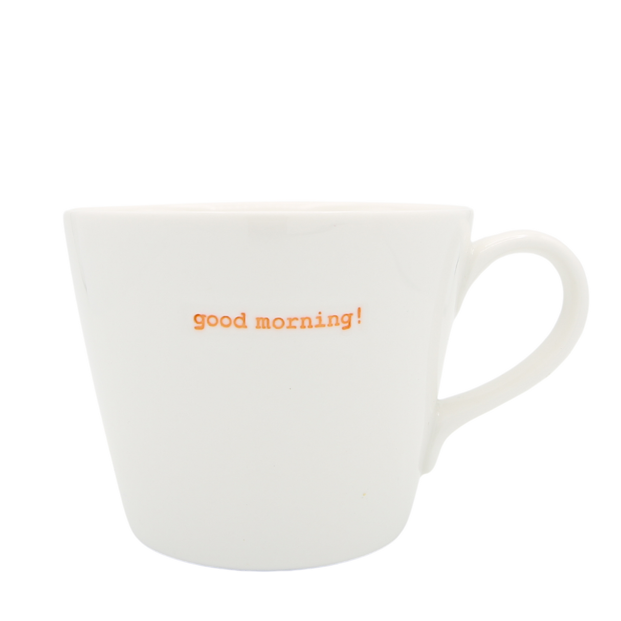 Bucket Mug Medium Pair - 350ml - Good Morning! (Orange) & Good Night! (Lilac)