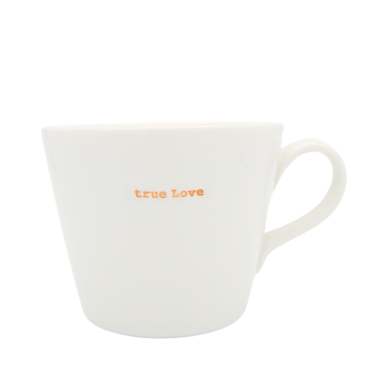 Bucket Mug Medium - 350ml - True Love (Orange)