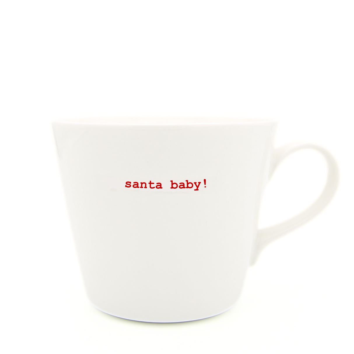 Bucket Mug Medium - 350ml - Santa Baby!