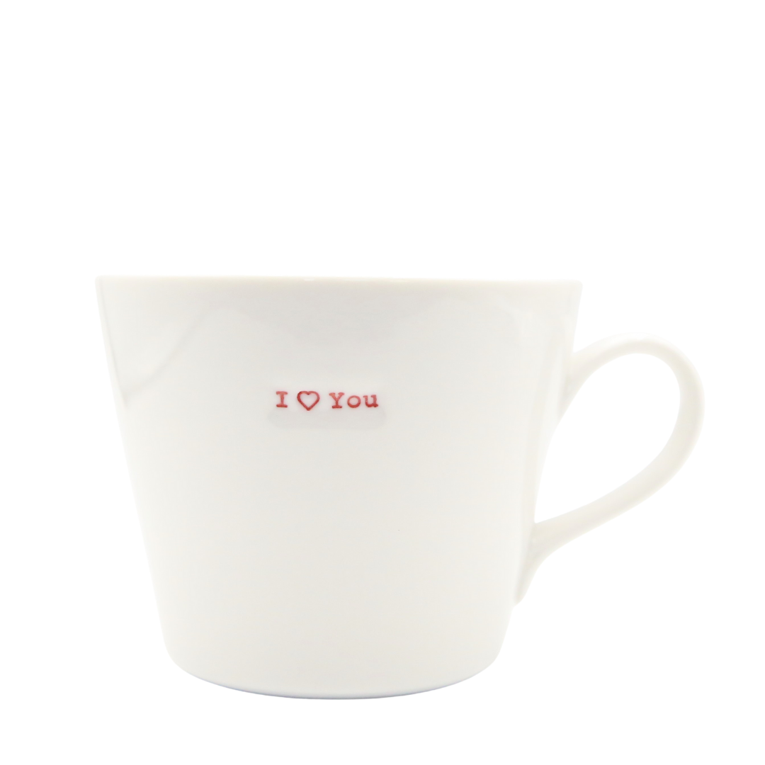 Bucket Mug Medium - 350ml - I _ You