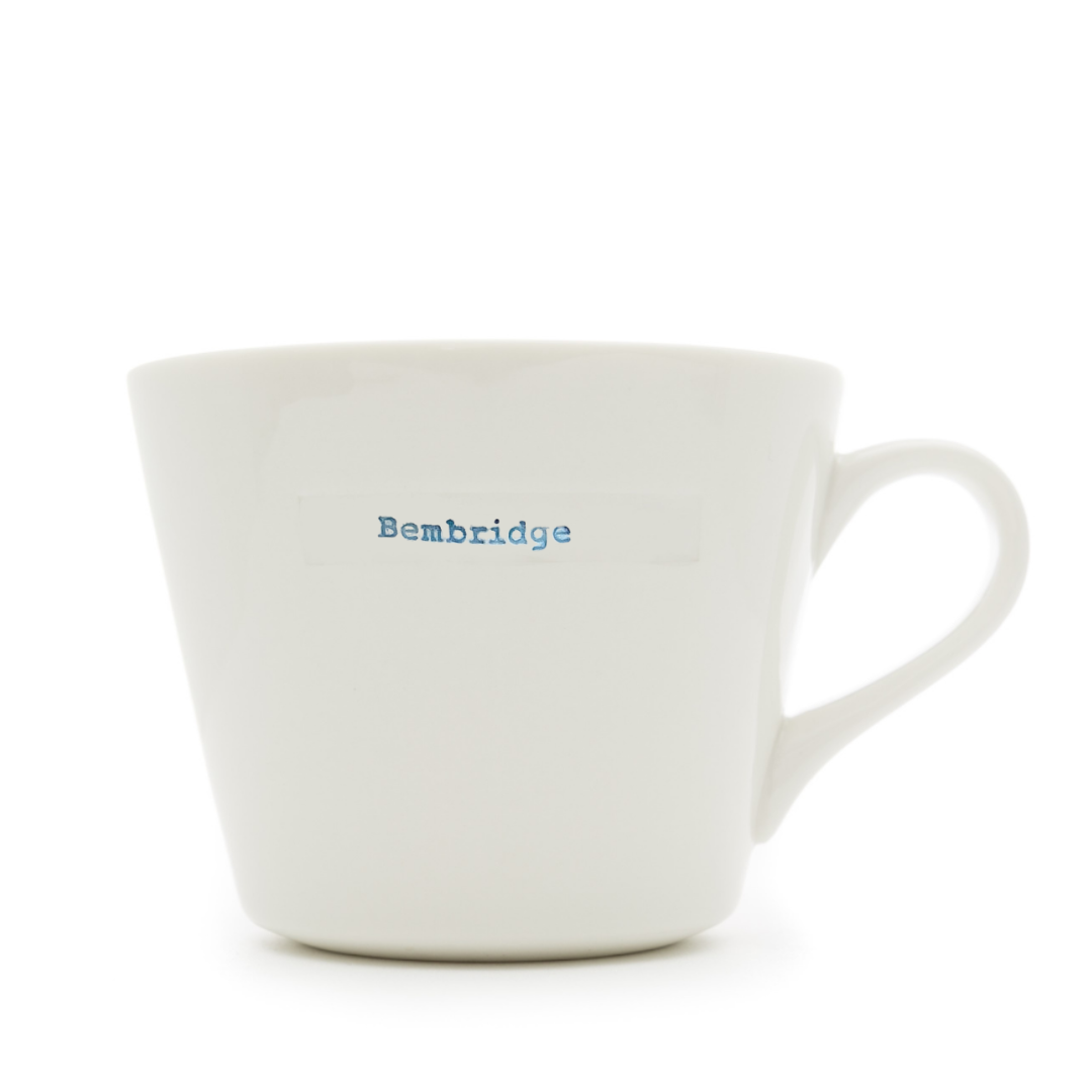 Bucket Mug Medium - 350ml - Bembridge (Blue)