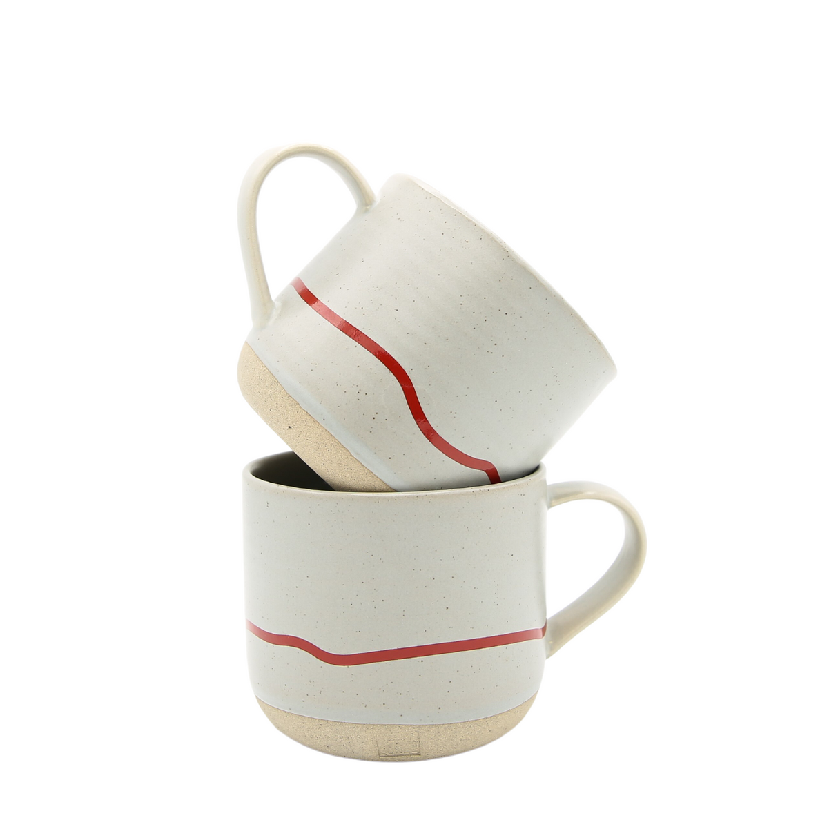 Mug Medium - Studio Range - 350ml - Pebble & Red