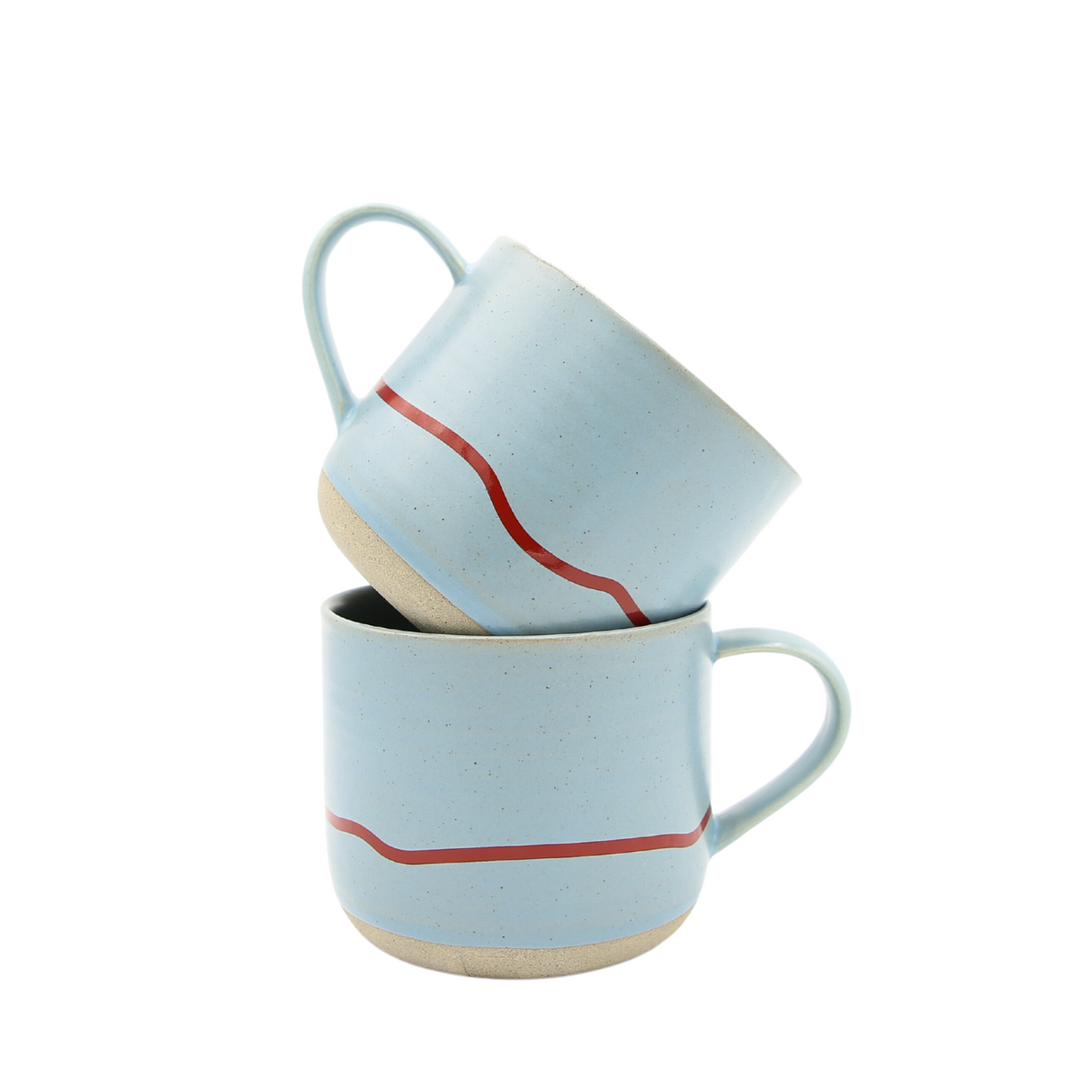 Mug Medium - Studio Range - 350ml - Clear Sky & Red