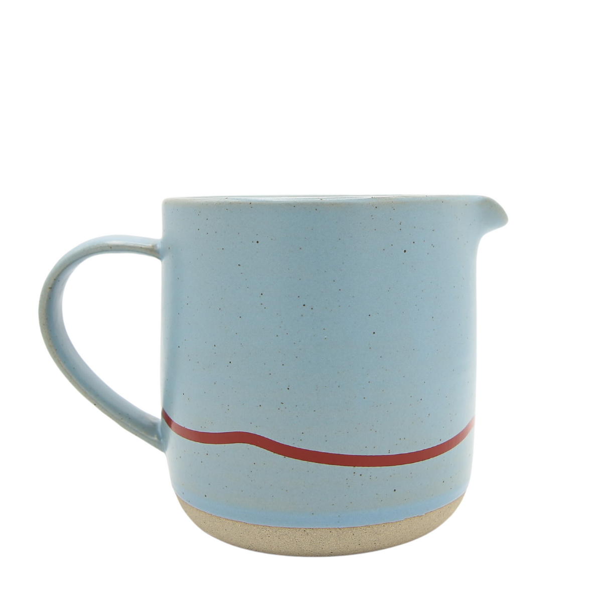 Jug Large - Studio Range -400ml - Clear Sky & Red