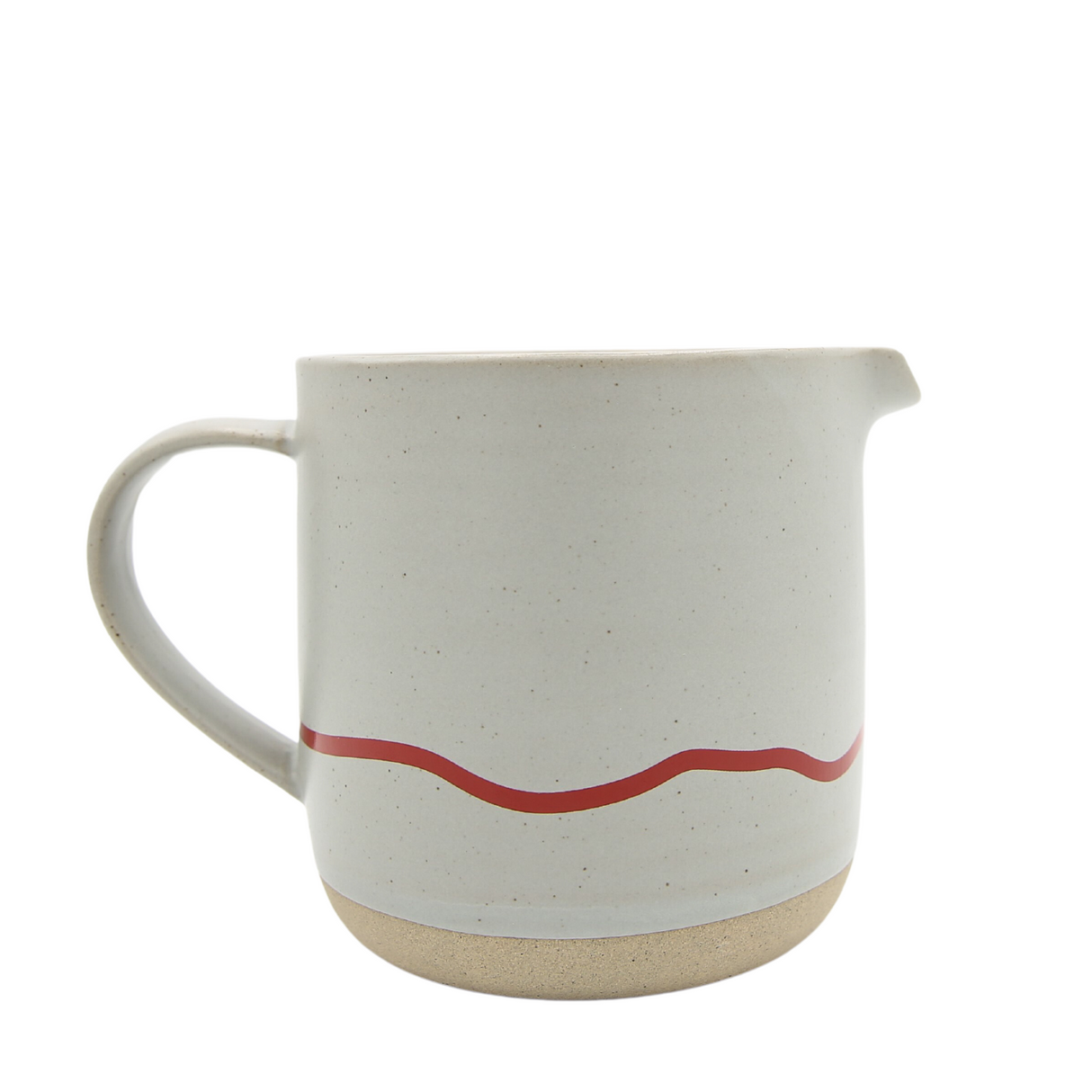 Jug Large - Studio Range -400ml - Pebble & Red