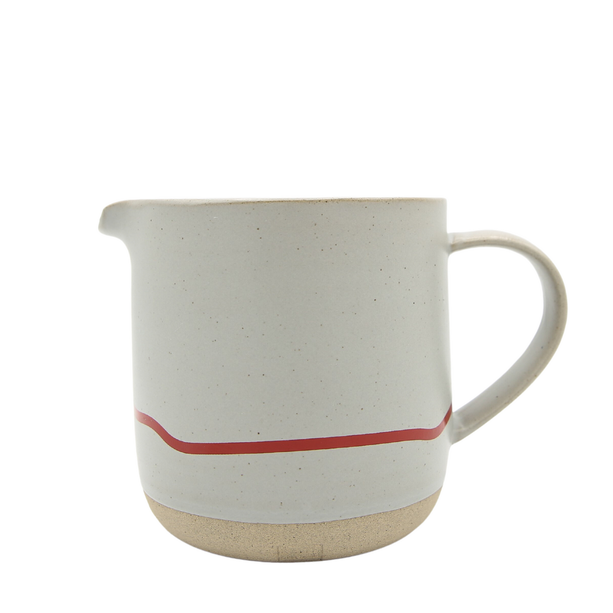 Jug Large - Studio Range -400ml - Pebble & Red