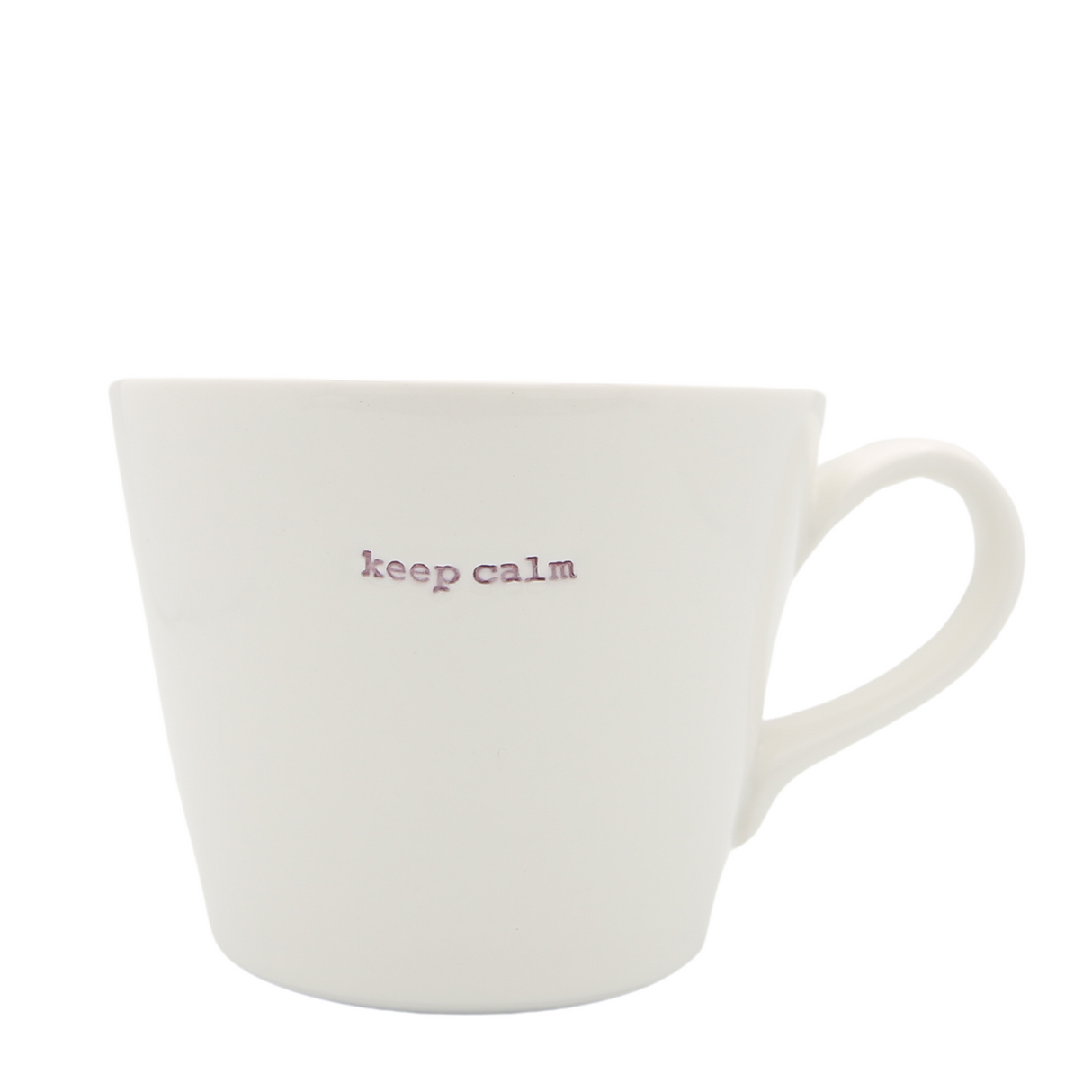 Bucket Mug Medium - 350ml - Keep Calm (Lilac)