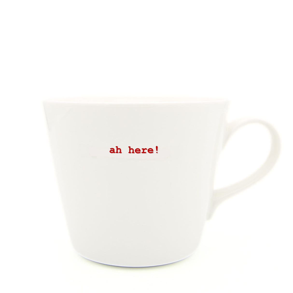 Bucket Mug Medium - 350ml - ah here!