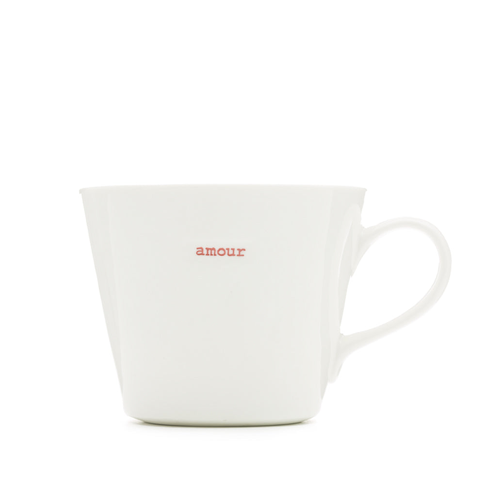 Bucket Mug Medium - 350ml - Amour (Red)