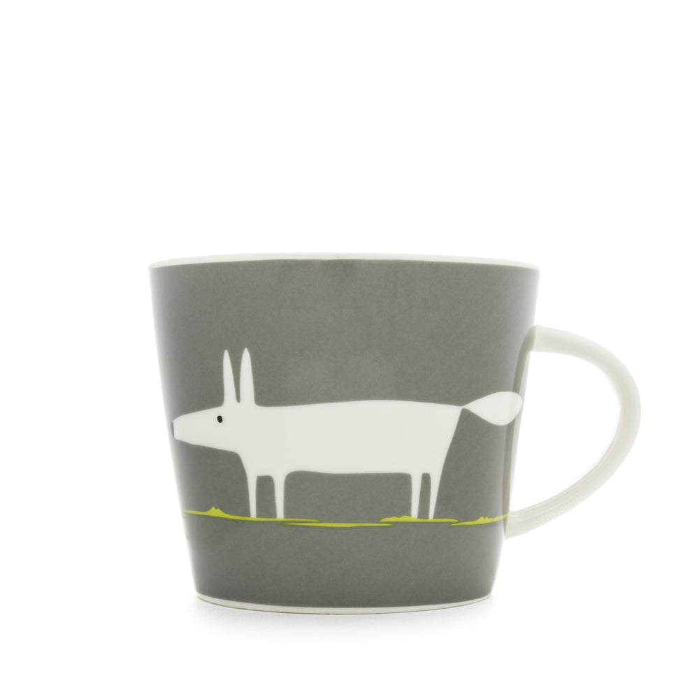 Scion Living Mug Mr Fox - Charcoal & Lime
