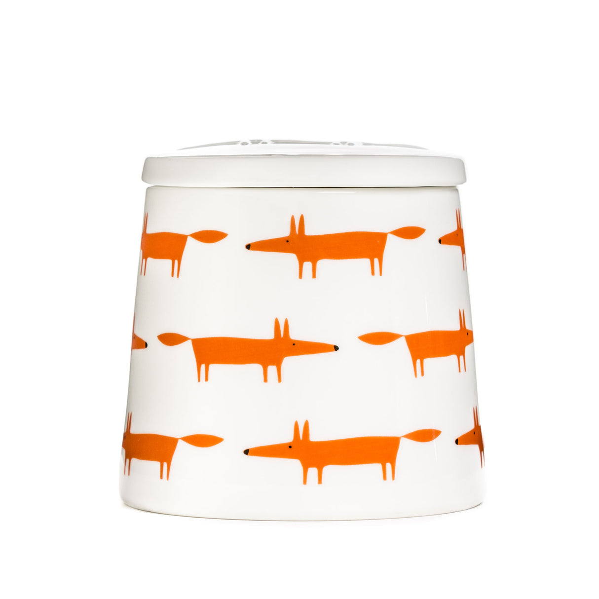 Scion Living Mr Fox - Large Storage Jar - Ceramic & Orange Multi