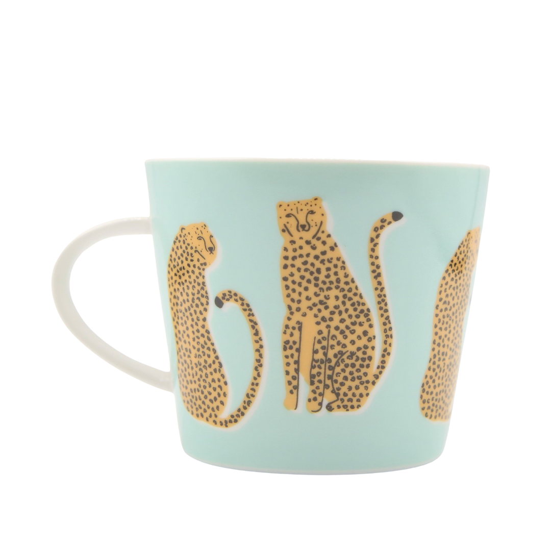 Scion Living Mug 350ml - Lionel Leopard - Mint