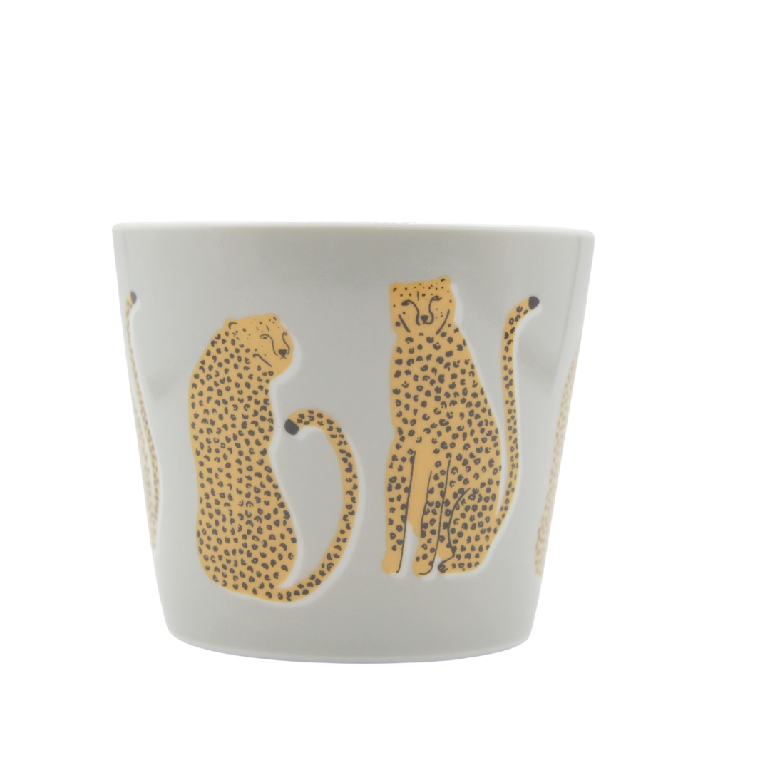Scion Living Mug 350ml - Lionel Leopard - Grey