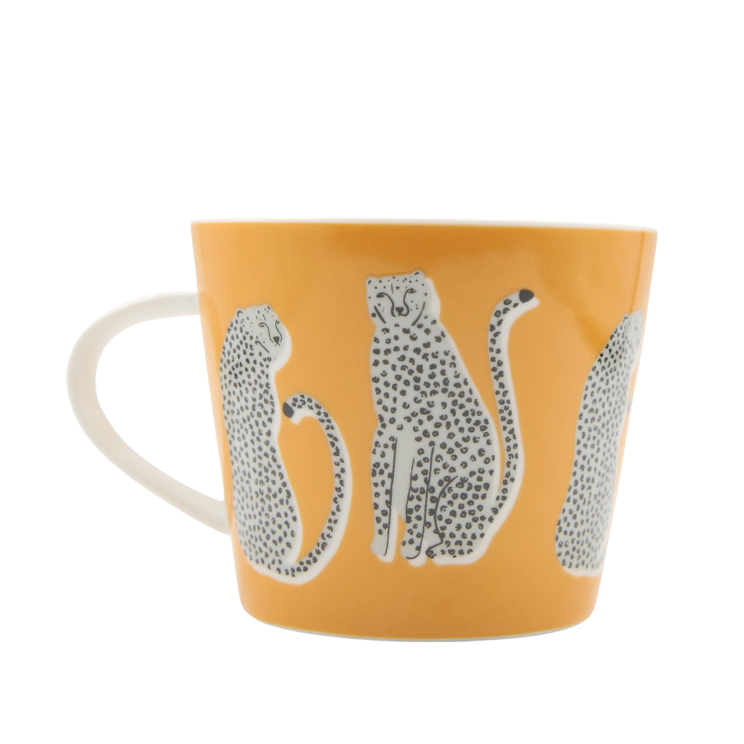 Scion Living Mug 350ml - Lionel Leopard - Orange