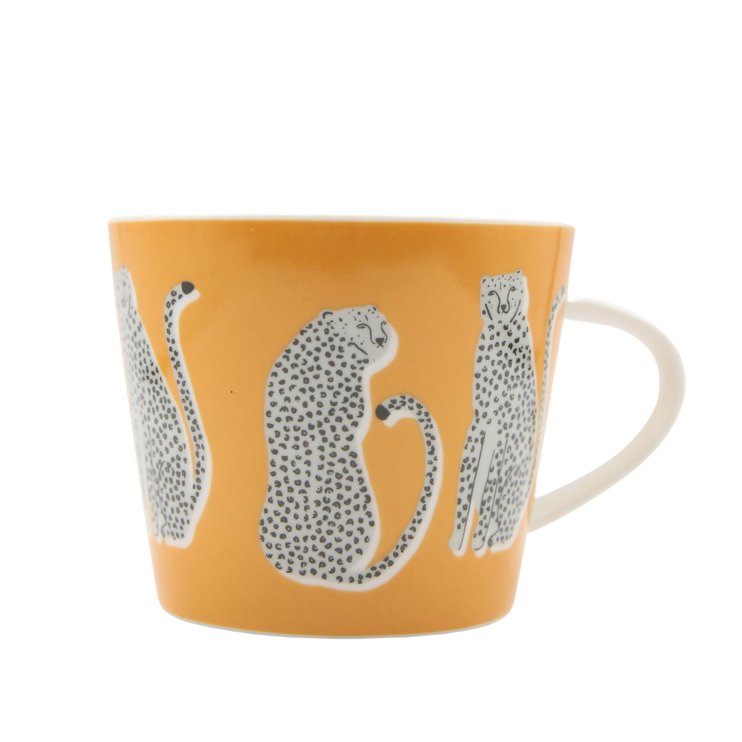Scion Living Mug 350ml - Lionel Leopard - Orange