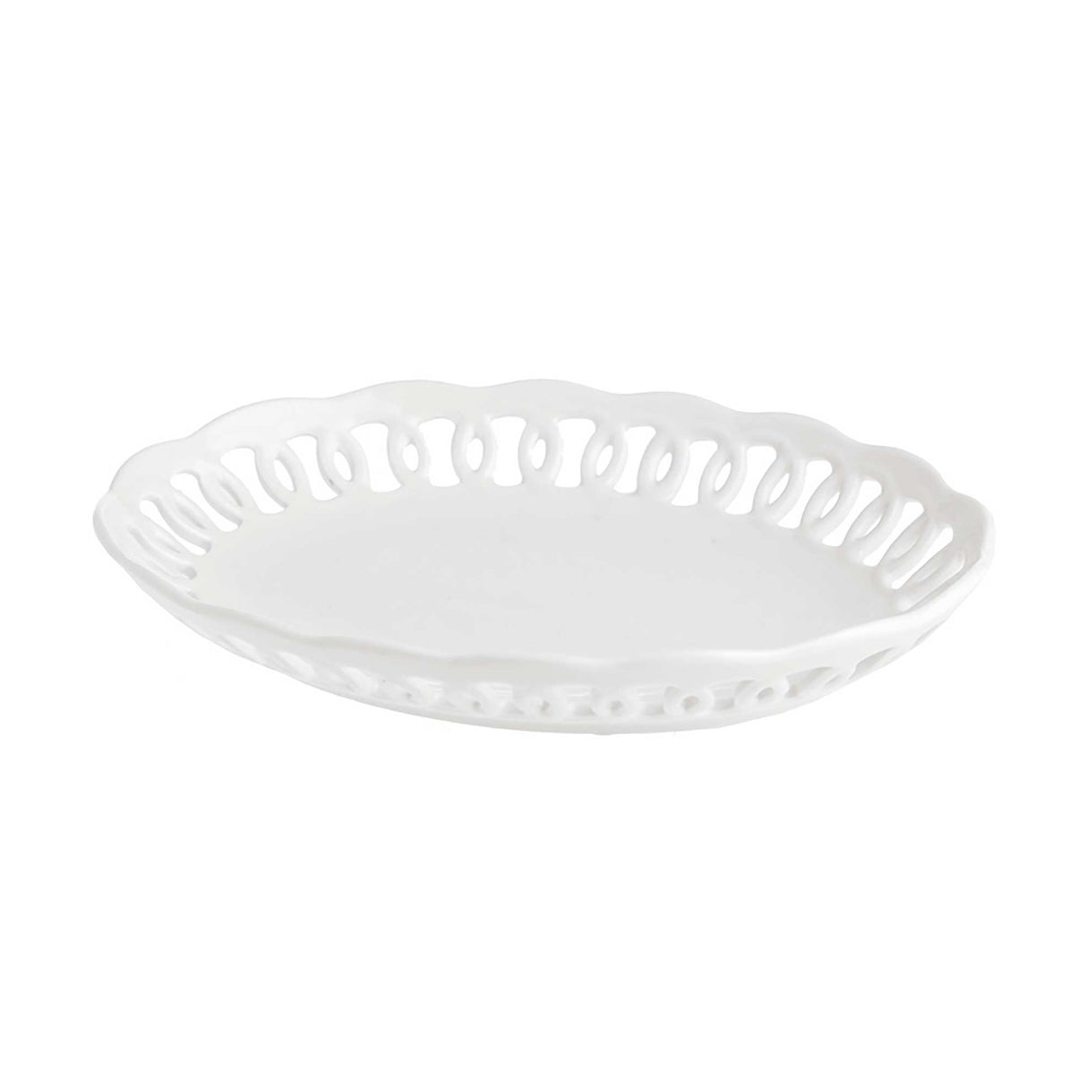 FIRENZE Carved Oval Plate 20cm