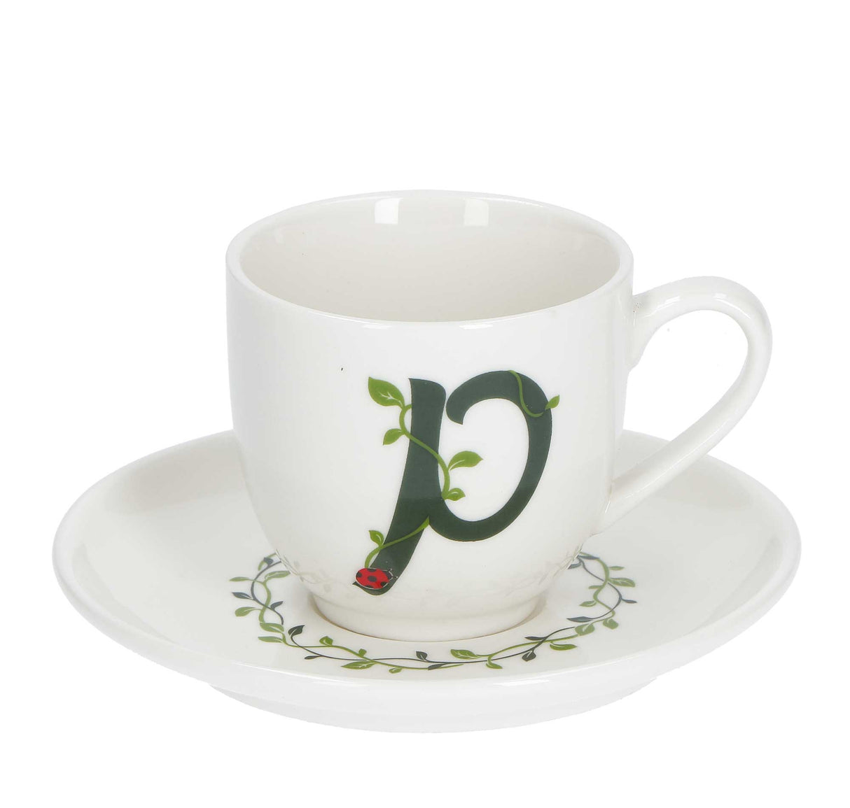 SOLOTUA COFFEE CUP W/S 'P' 3 OZ GB