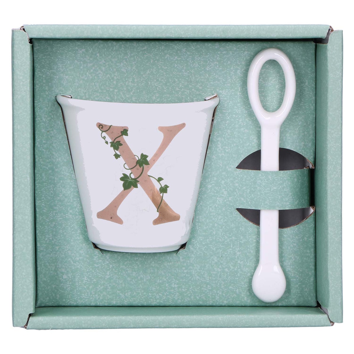 UNICO CUP 'X' W/O HANDLE W/SPOON 75 ccGB