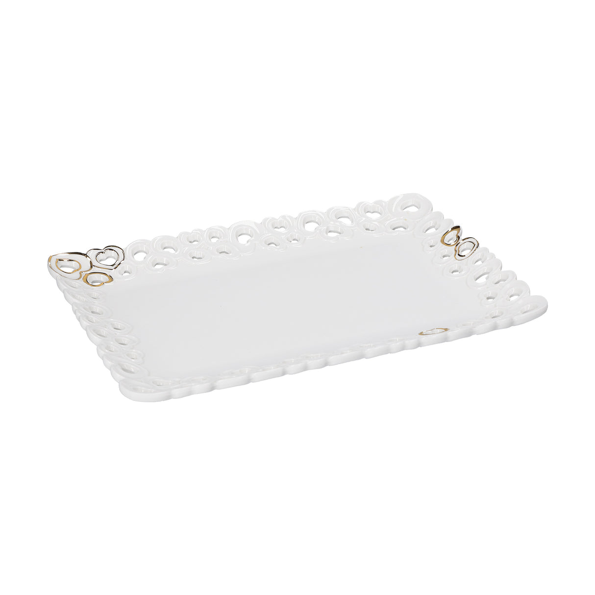 VALENTINO ORO CARVED TRAY 11X7.5 GB