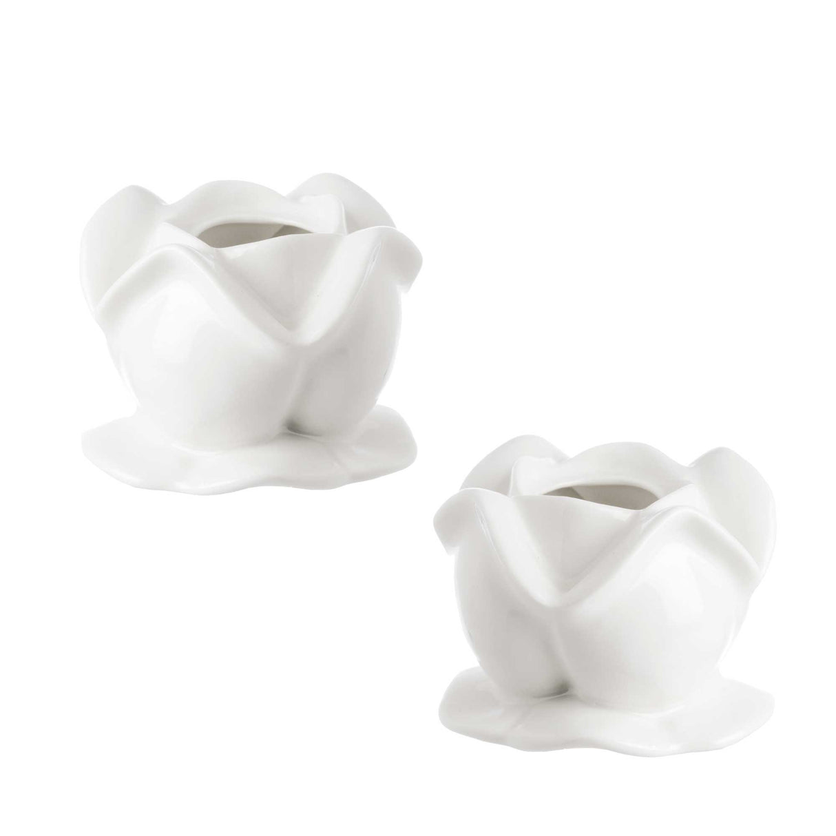 Leopoldina Set 2 Candle Hold.Cm 6 5 Gb