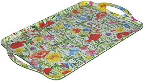 Flores Rectang. Tray Melam.W/H Cm49X29 5