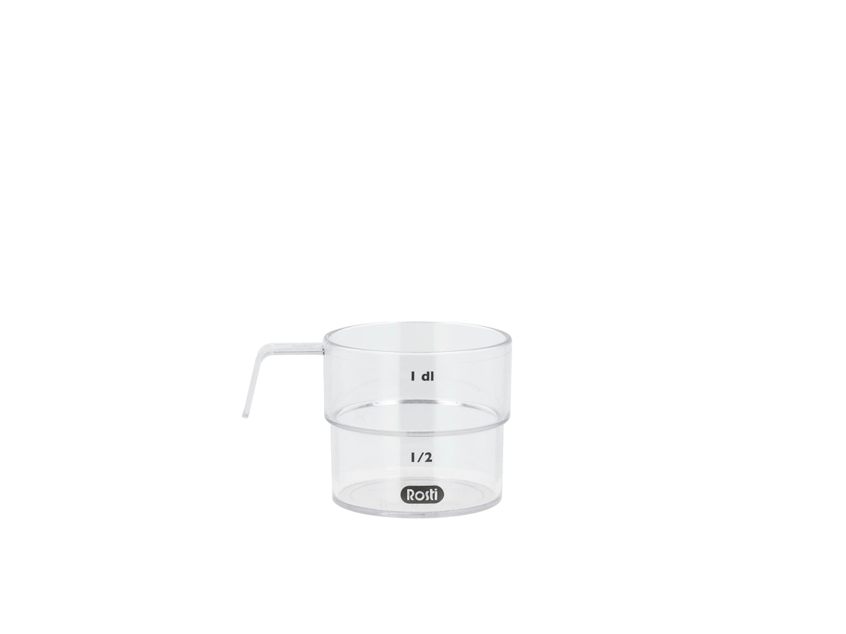Deciliter measuring cup Mensura 100 ml Clear SAN