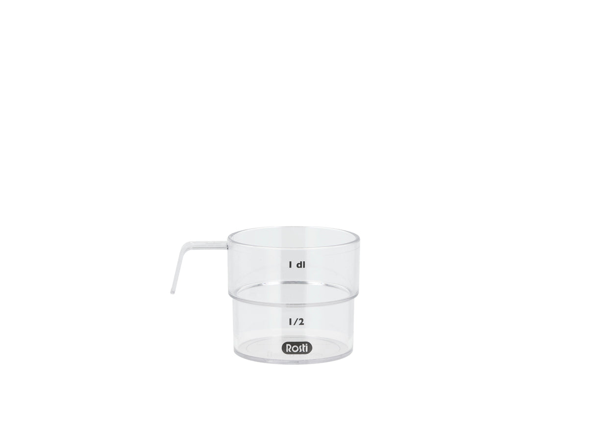 Deciliter measuring cup Mensura 100 ml Clear SAN