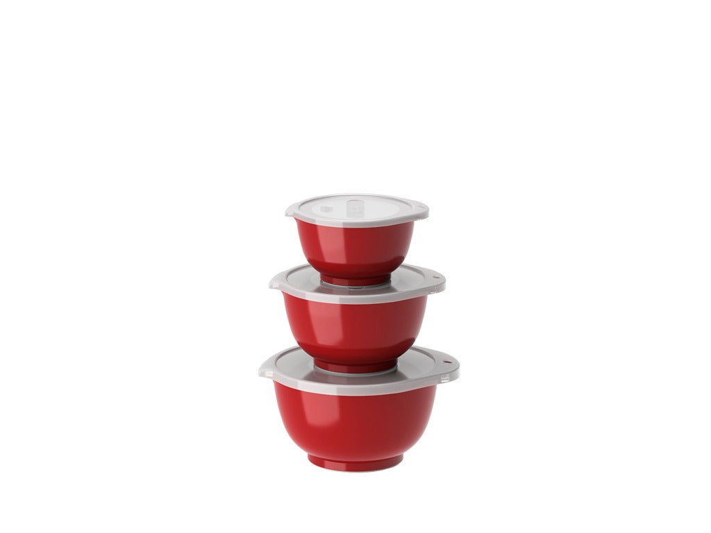 NEW Margrethe Mini bowl set 0.25 + 0.5 + 0.75 L Red
