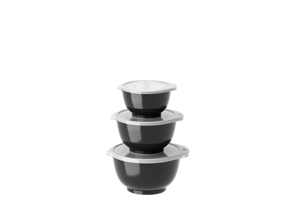 NEW Margrethe Mini bowl set 0.25 + 0.5 + 0.75 L Carbon black