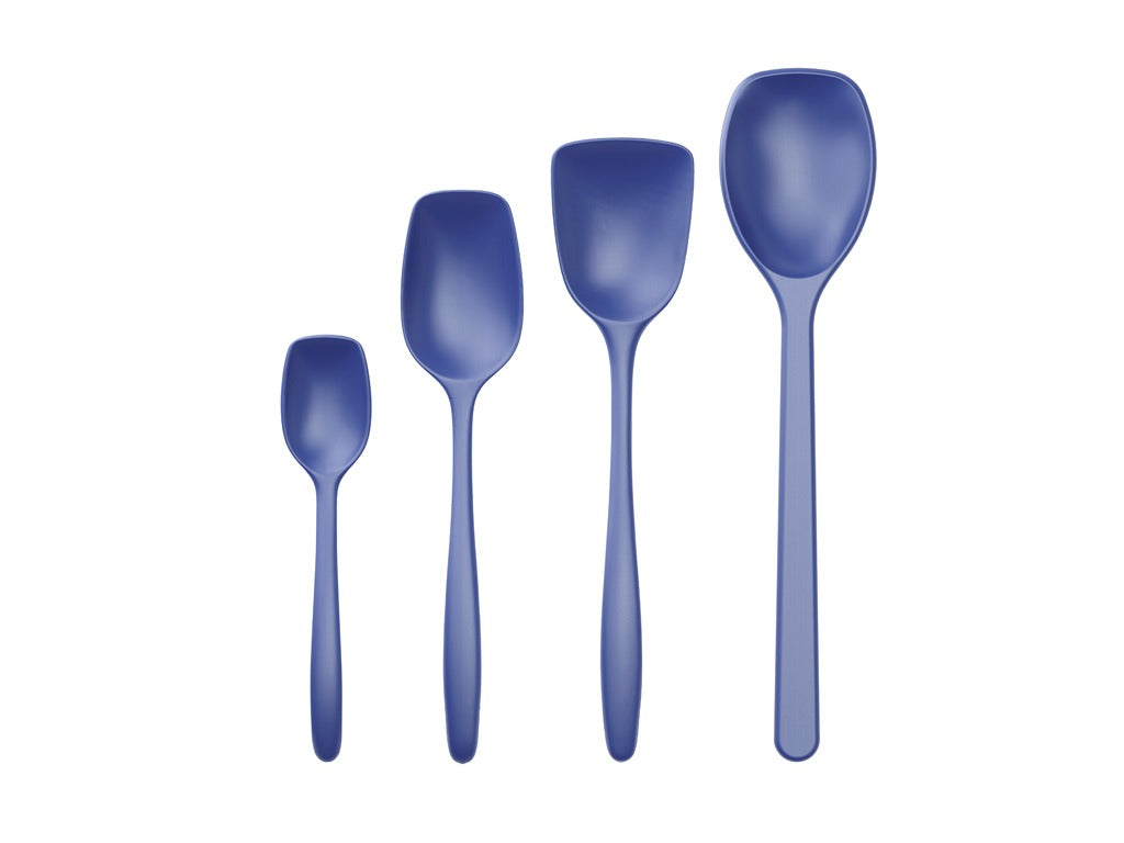 Pot spoon set 4 parts NEW Classic Electric blue