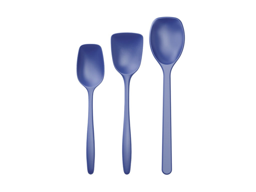 Pot spoon set 3 parts NEW Classic Electric blue