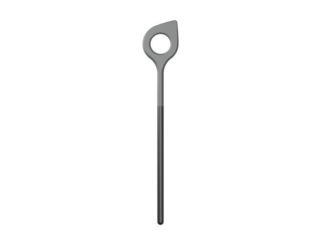 Stirring spoon w hole NEW Optima 31 x 5,5 x 1 cm Black Nylon