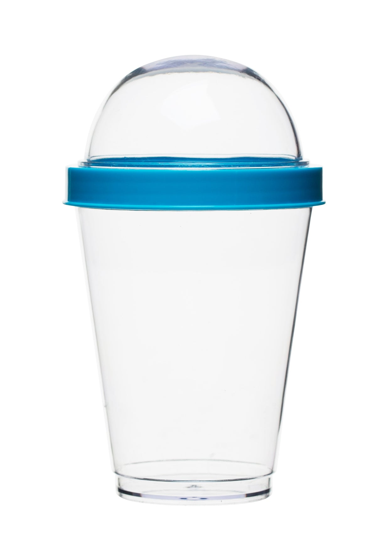 Fresh yoghurt cup turquoise