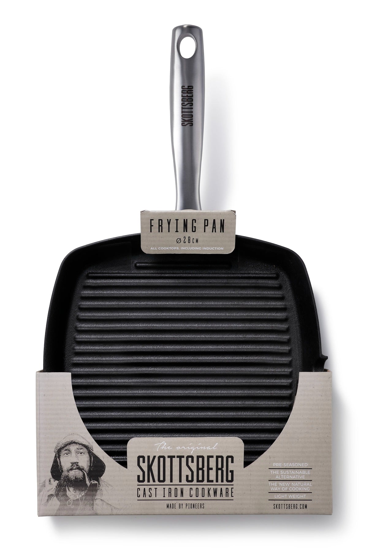 Cast Iron Grill Pan 28 x 28 cm