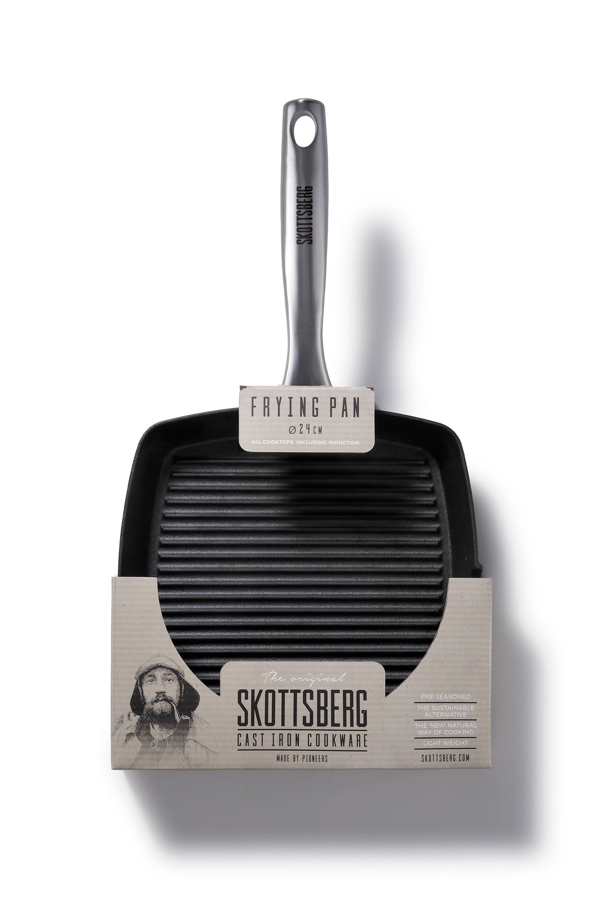 Cast Iron Grill Pan 24 x 24 cm