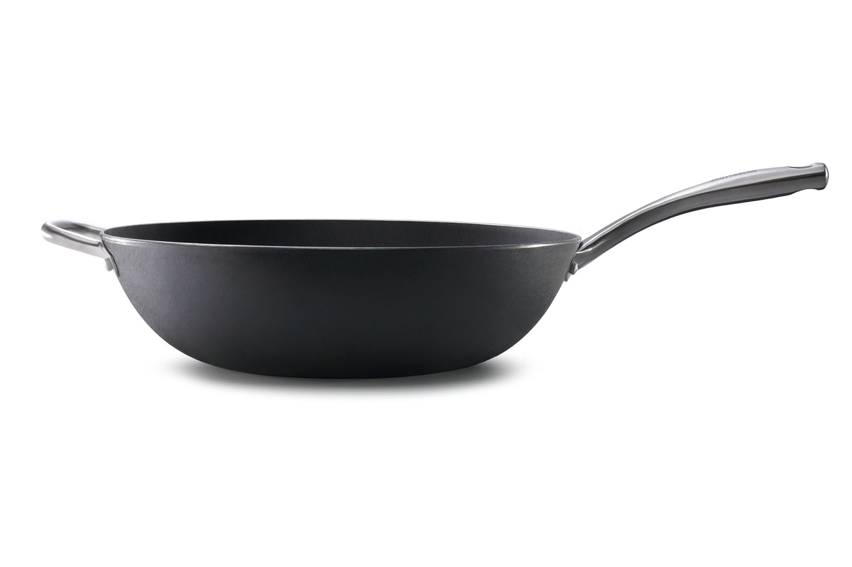 Cast Iron Wok 34 cm