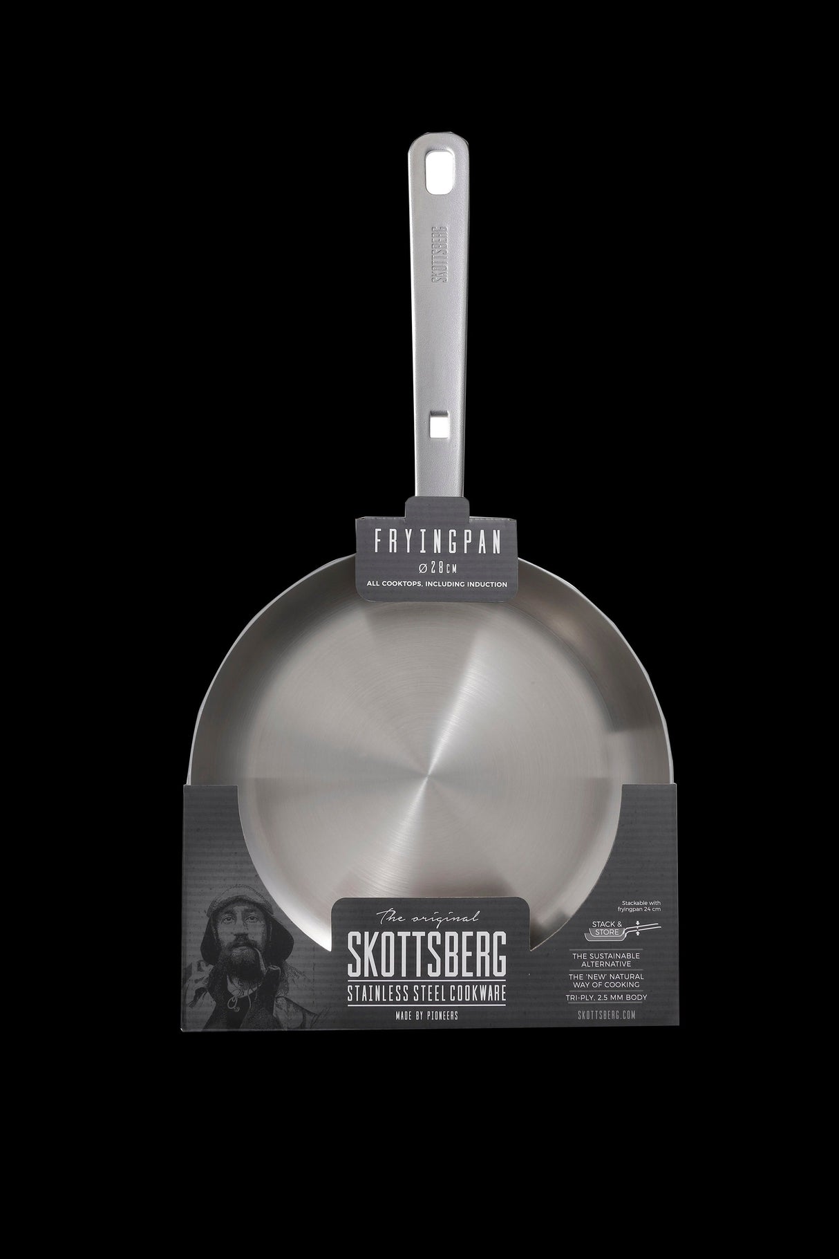 Stainless Steel Fry Pan 28 cm