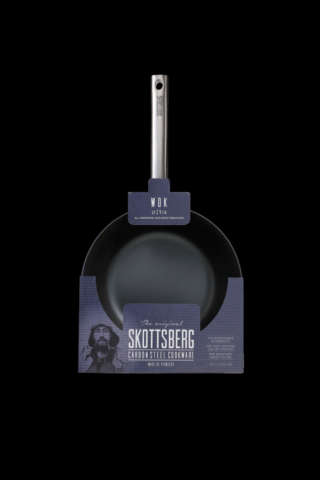 Carbon Steel Wok 24 cm