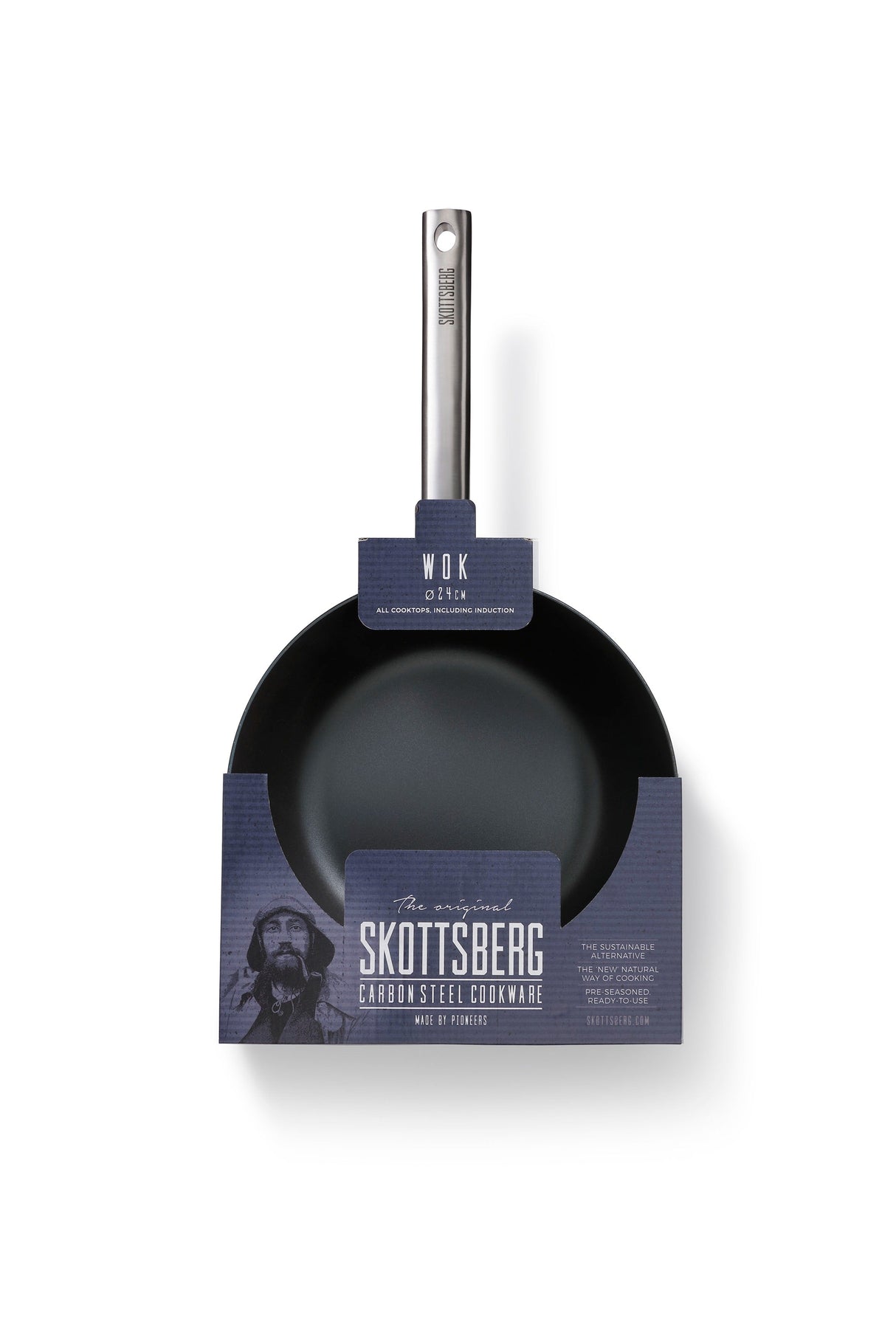 Carbon Steel Wok 24 cm