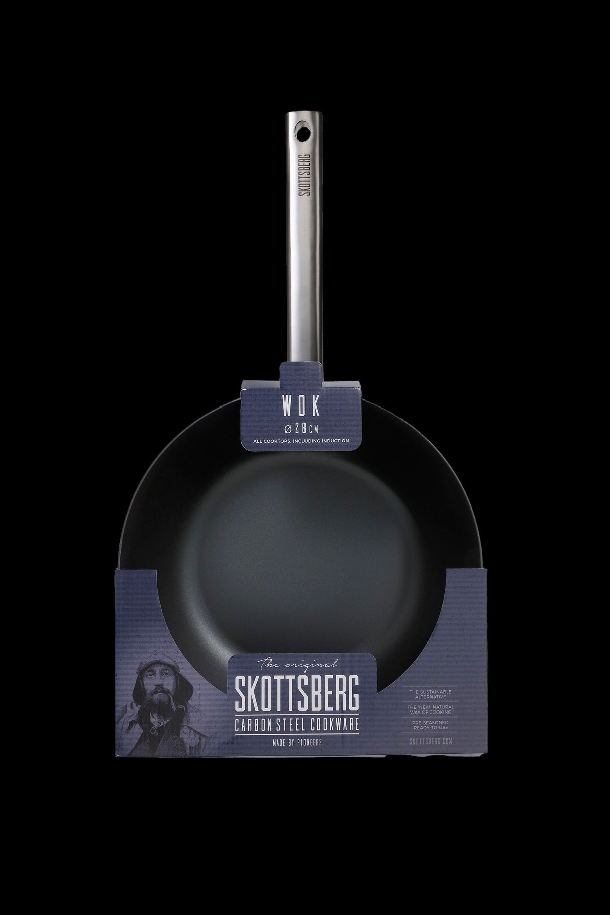 Carbon Steel Wok 28 cm