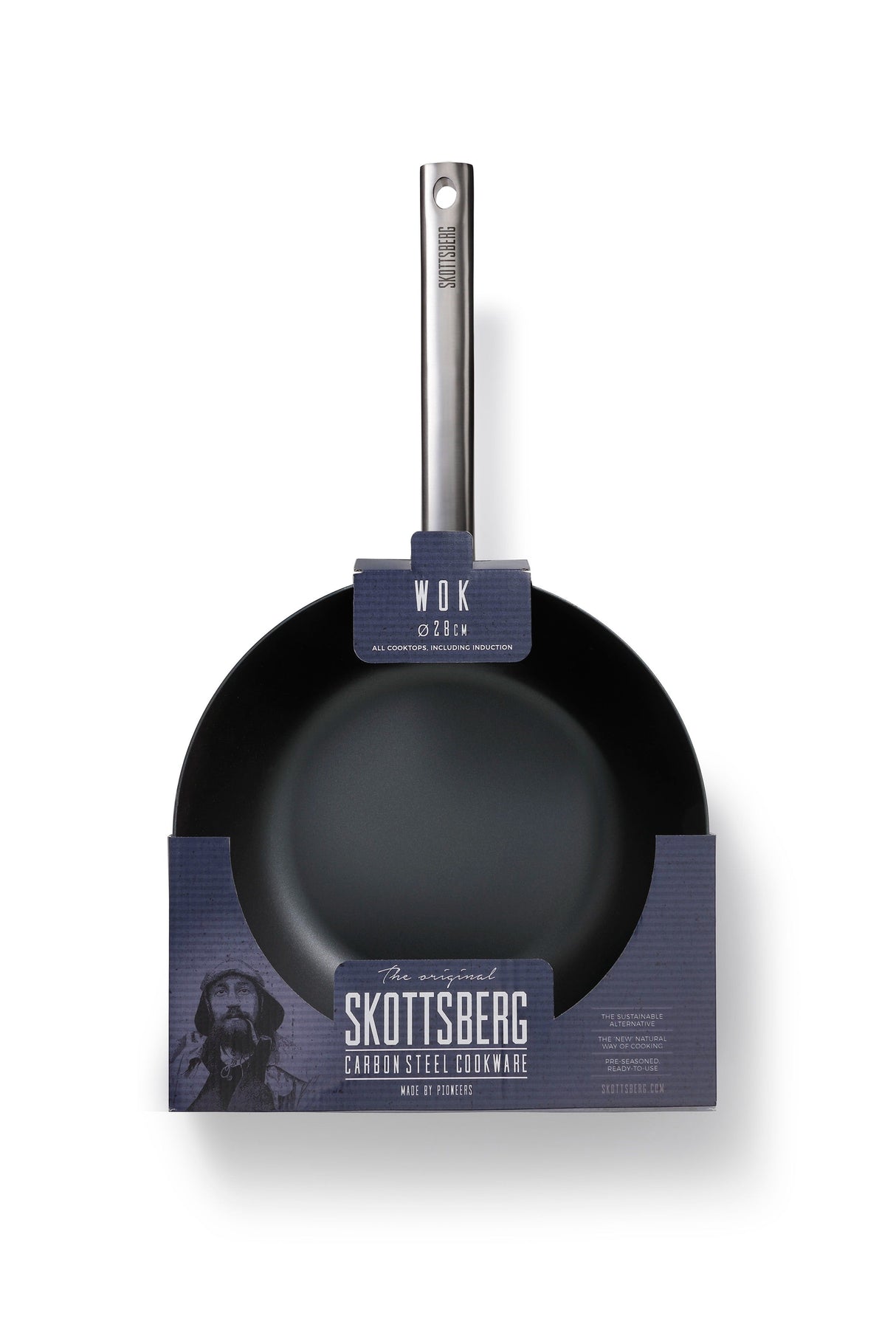 Carbon Steel Wok 28 cm