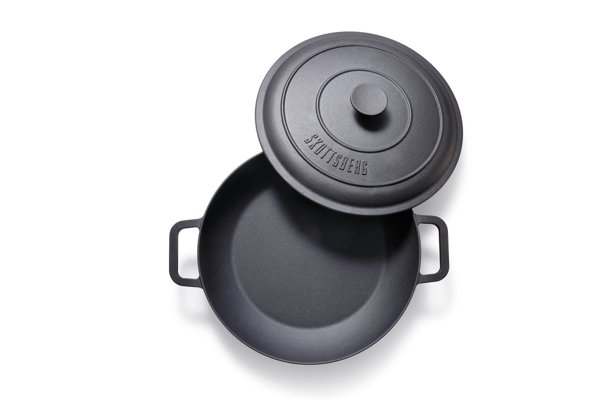 Cast Iron Braiser 31,5cm round w/lid