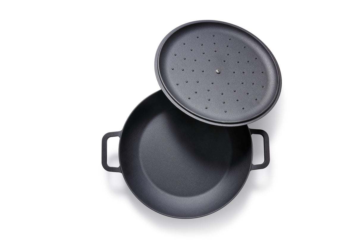 Cast Iron Braiser 31,5cm round w/lid