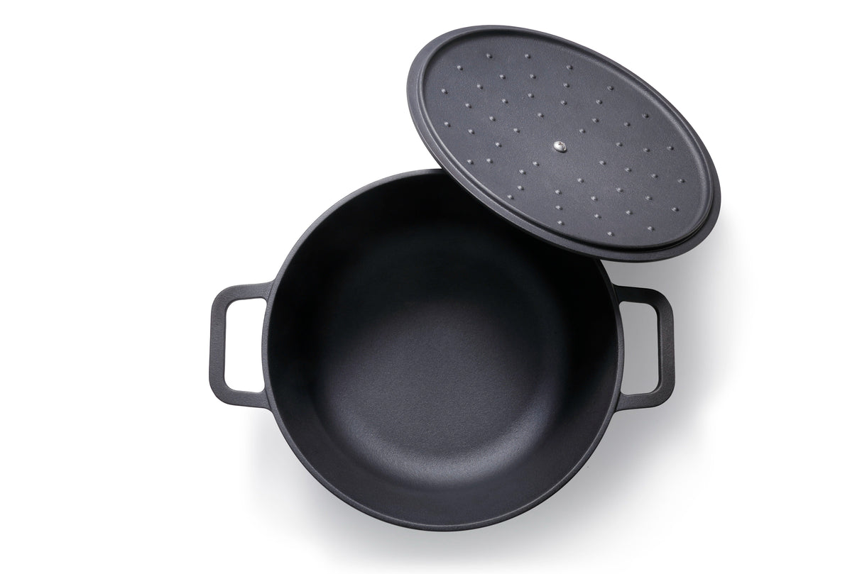 Cast Iron Casserole 28cm round w/lid