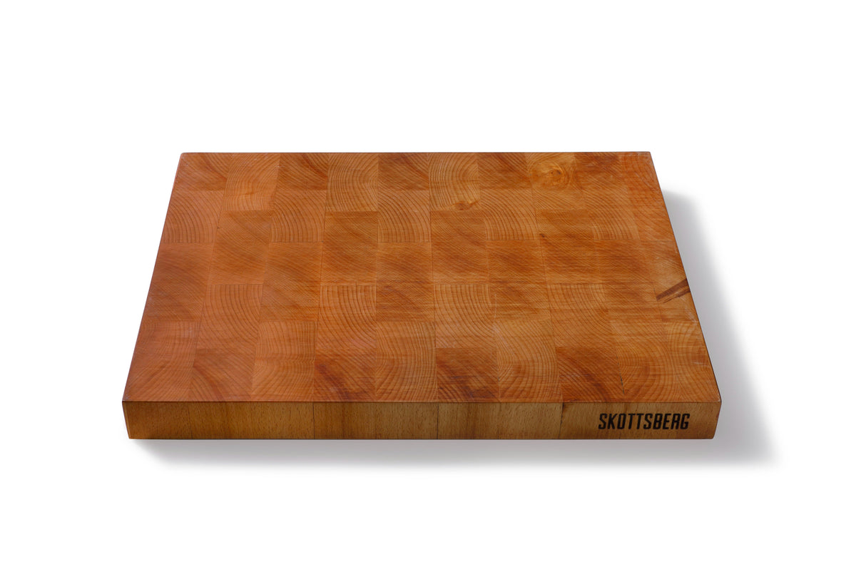 Beech end grain wood board 40x30x3.5
