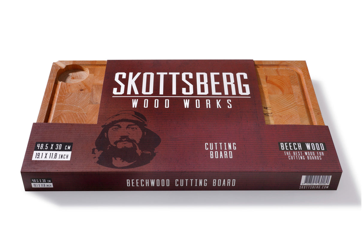 Beech end grain wood board 50x30x4