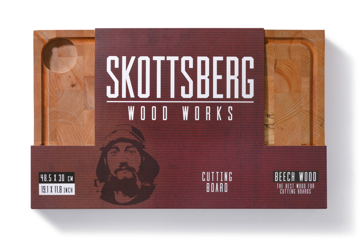 Beech end grain wood board 50x30x4