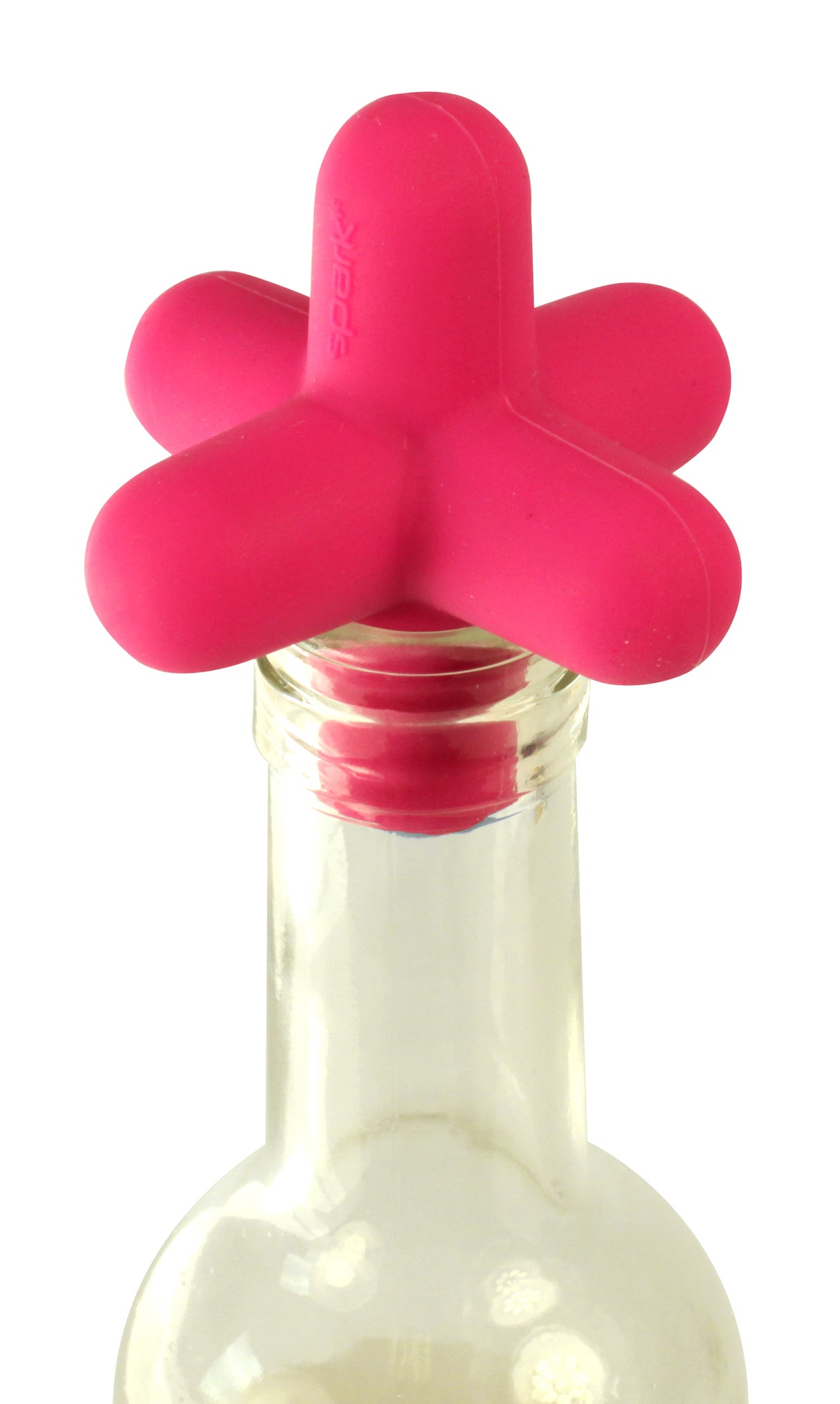 Spark Bottle stopper for wine champagne beer bottles - pink